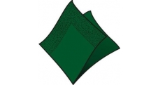 Ubrousky 3-vrstvé 33x33 cm tmavě zelené 250 ks